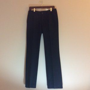 Banana Republic Wide-Leg Navy Pants